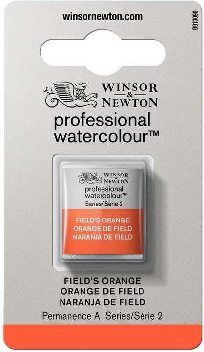 Image du produit Winsor & Newton Watercolour proff. 1/2 pan Field's Orange 418