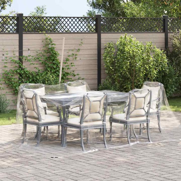 Image du produit vidaXL Bâche transparente avec oeillets 3x5 m PVC Bâche transparente (300 x 500 cm)