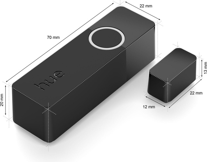 Image du produit Philips Hue Capteur de contact Secure, lot de 2