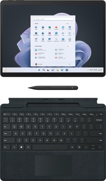 Immagine prodotto Microsoft Surface Pro 9 for business (13", Intel Core i7-1265U, 16 GB, 512 GB, Senza layout di tastiera)