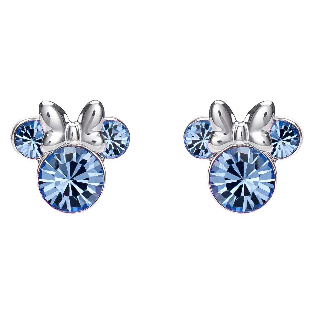 NoName, Ohrringe, Minnie - Clous D'Oreilles Anniversaire En Laiton Plaqué - Décembre, (Sterling Silver)
