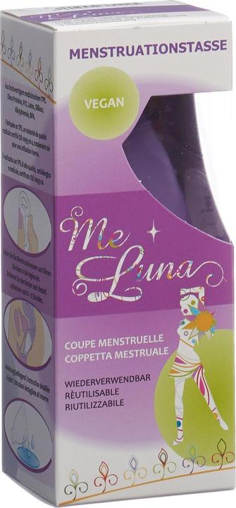 Produktbild Me Luna Menstruationstasse Classic Ring Violett (L)