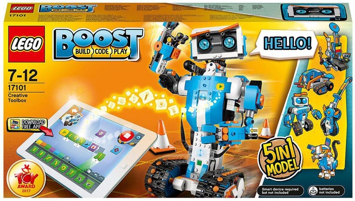 Immagine prodotto LEGO Toolbox creativa BOOST (17101, Set LEGO rari)