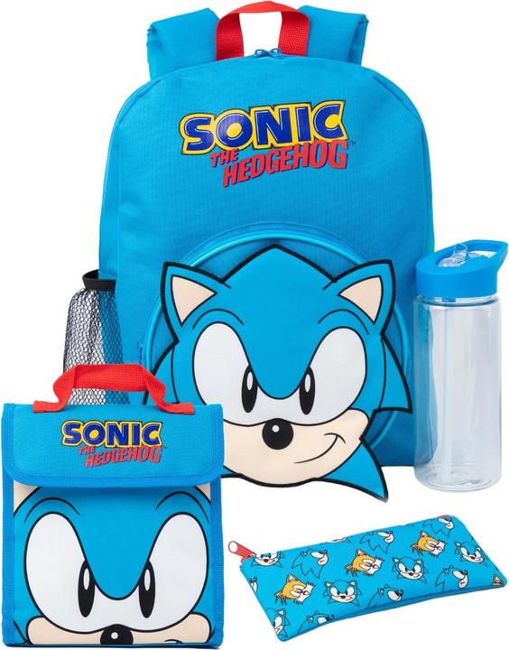 Produktbild Sonic The Hedgehog LogoRucksackSet