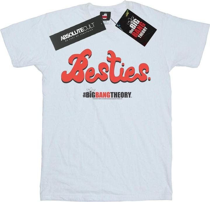 Produktbild Dam Besties Text Baumwolle Boyfriend TShirt (M)