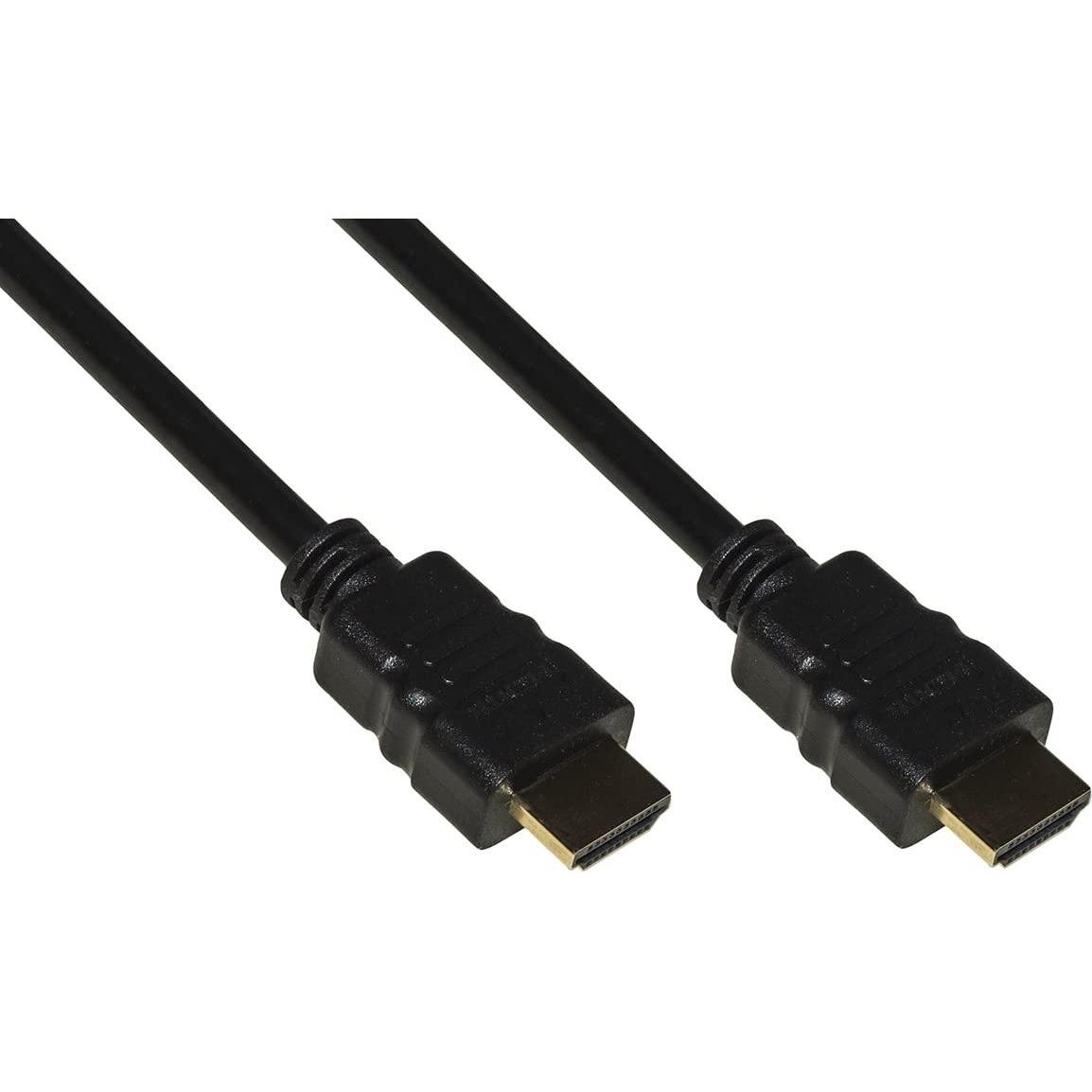 Link Nero Cavo Hdmi 2.0 4K 60Hz 18Gbps (0.50 M), Cavo Video,