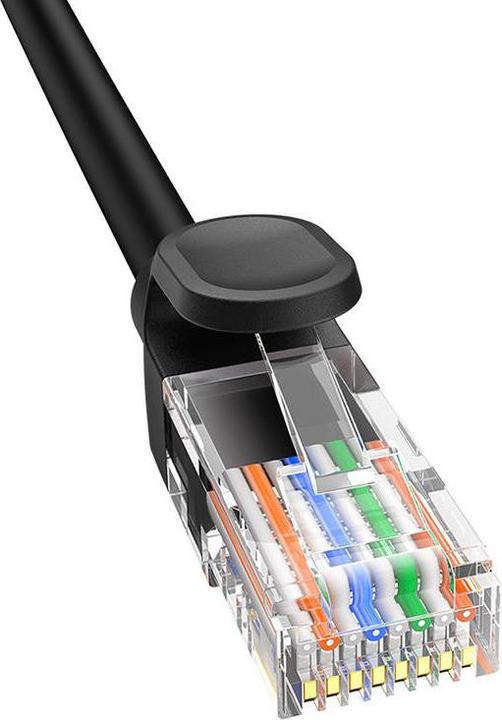 Produktbild Baseus Ethernet CAT5, 0,5m network cable (black) (CAT5, 0.50 m)