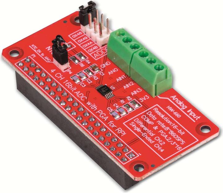 Actual product image Joy-it ADS1115 converter and interface board