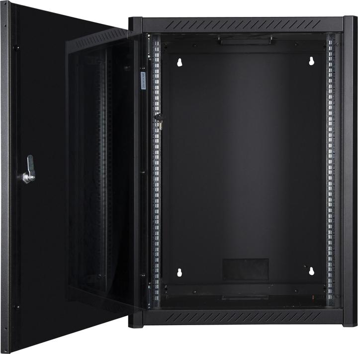 Produktbild Logon RWP16U45BL Wandrek 16U Zwart rack (16 HE, 19 Zoll Rack)