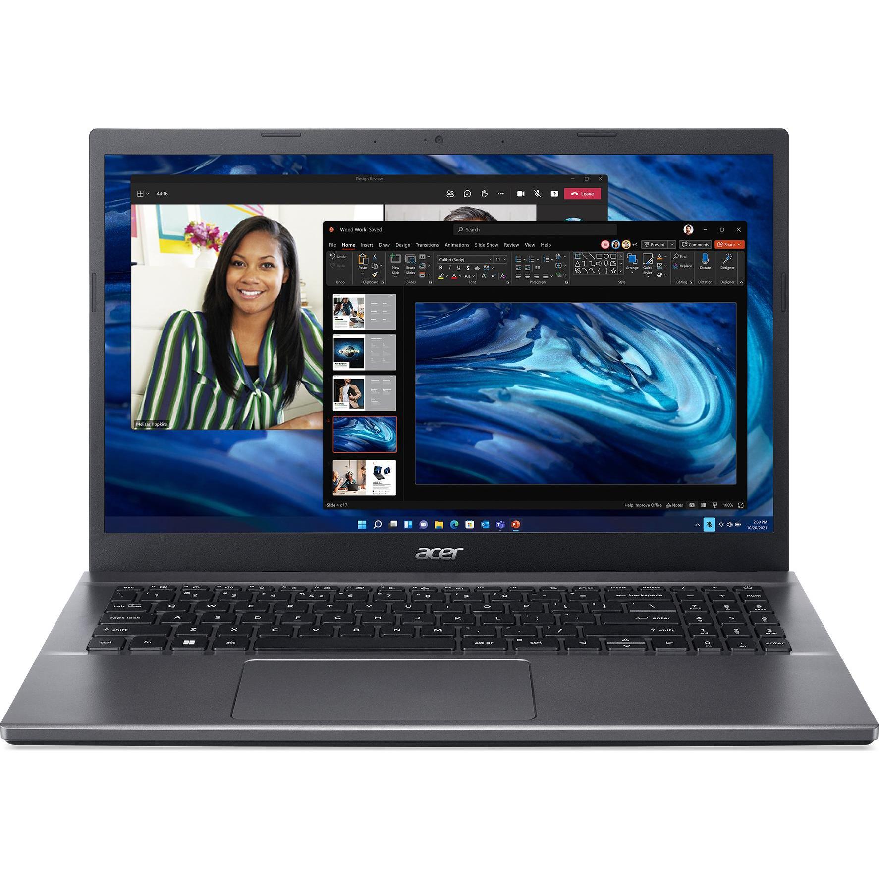 Acer NB EX 15 EX215-55-51C9 15,6 i5 W11P FHD (15.60", Intel Core i5-1235U, 16 GB, 512 GB, DE), Notebook, Grau