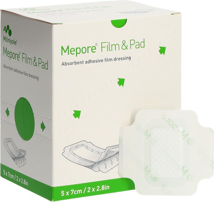 Produktbild Mepore Film & Pad 5x7cm square (neu) 85 Stk (85 x)