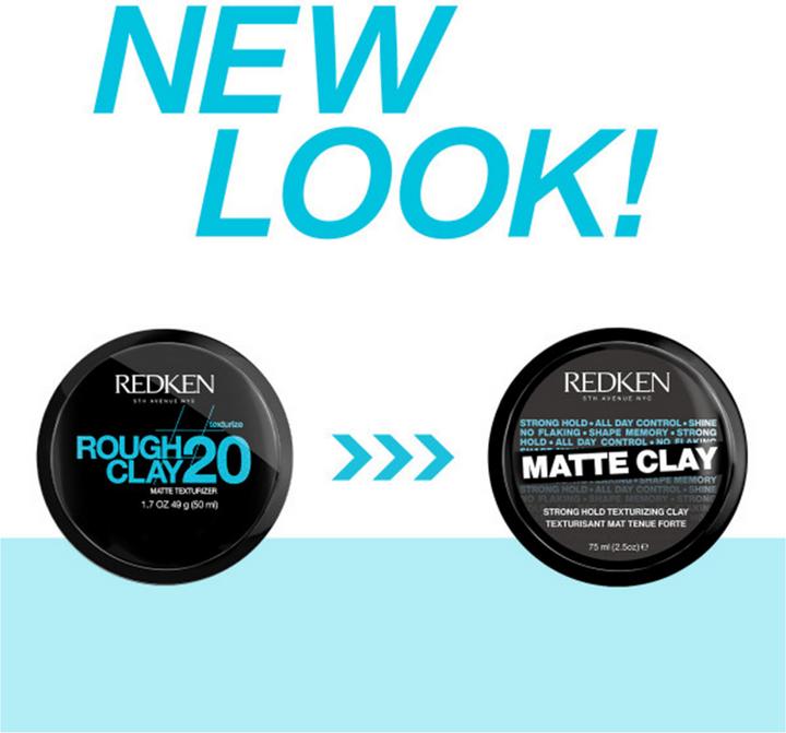 Actual product image Redken Matte Clay (Hair paste, 75 ml)