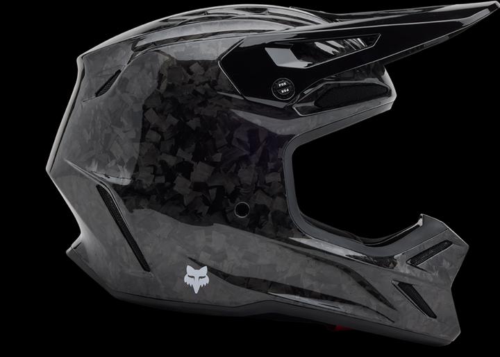 Actual product image Fox V3 RS Carbon Solid Helmet (59 - 60 cm, L)