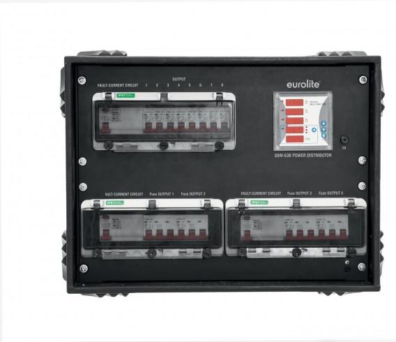 Produktbild Eurolite SBM-63B Stromverteiler (CEE 16/3, CEE 16/5)