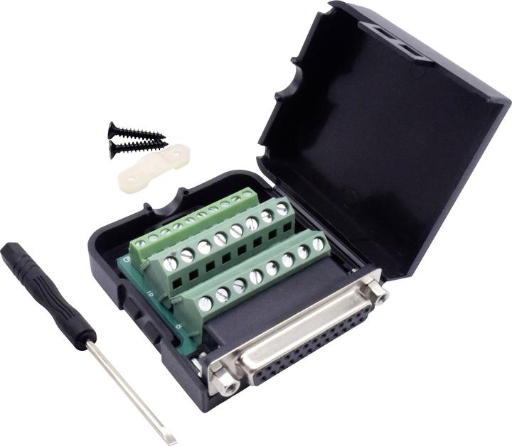 Produktbild Tru Components D-SUB Buchsenleisten-Set Polzahl 25 Schrauben 1 St.