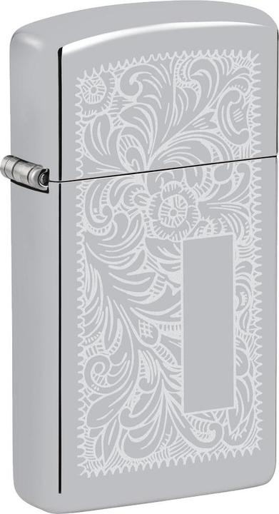 Actual product image Zippo Slim Venetian Chrome