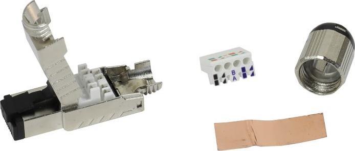 Actual product image Synergy 21 TP connector TP, field-wireable, CAT8,1 Class I RJ45, tool-free, Synergy 2 (Network cable plug)