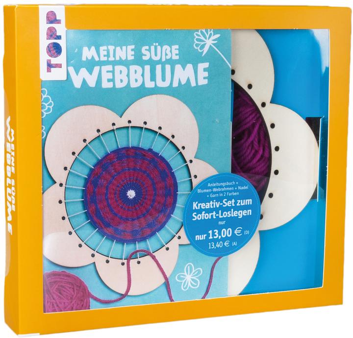 Creative set My sweet woven flower (book + material)