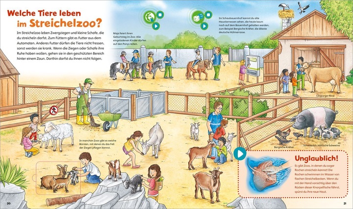 Produktbild Tessloff BOOKii® WAS IST WAS Junior Wir gehen in den Zoo! (Deutsch, Claudia Kaiser, Bärbel Oftring, Martin Lickleder, Stefan Lohr, 2023)
