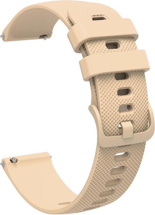 Productafbeelding Marka Niezdefiniowana Siliconen bandje voor Huawei Watch GT2 / GT3 42mm - Beige (Silicone)