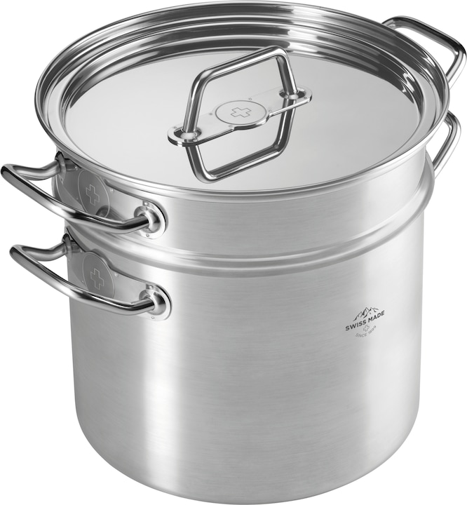 Kuhn Rikon Montreux (22 cm, Casserole, Acier inoxydable)