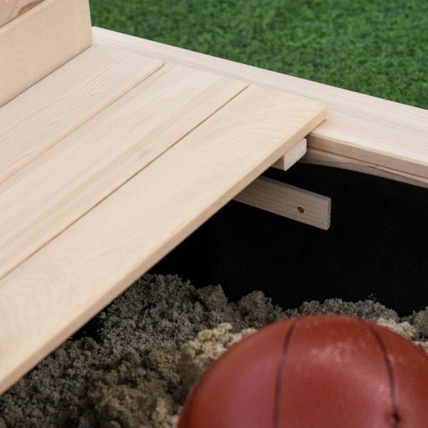 Actual product image Outsunny Sandpit with adjustable roof