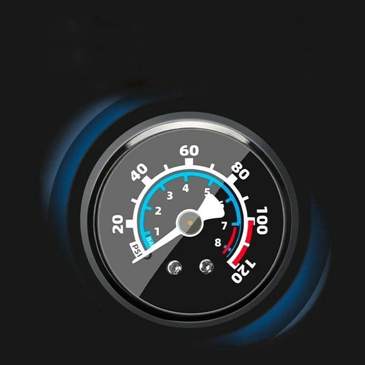 Produktbild Rockbros 42310006001 bicycle pump with pressure gauge - black