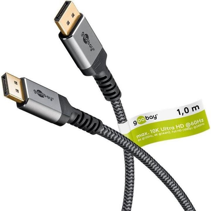 Actual product image Goobay DisplayPort cable (1 m)