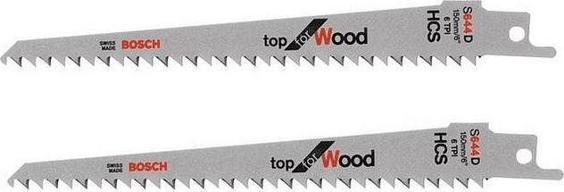 Produktbild Bosch Professional Zubehör Säbelsägeblatt S 644 D, Top for Wood, 5er-Pack