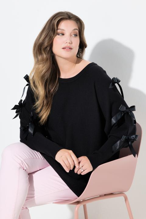 Produktbild Miamoda Pullover, bequeme Passform, Langarm mit Schleifen (58)