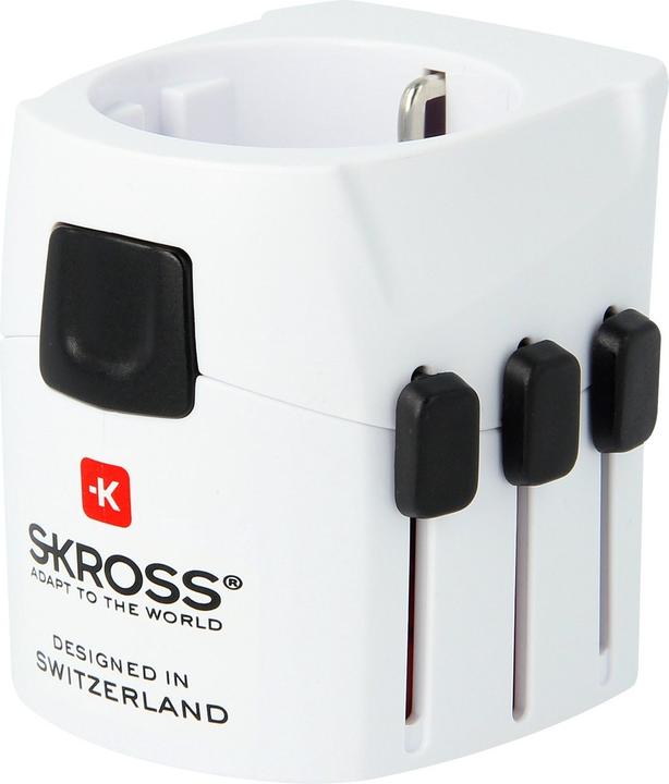 Produktbild Skross - World Travel Adapter with Ground Plugs, without Schuko Top ( no swiss/italy )