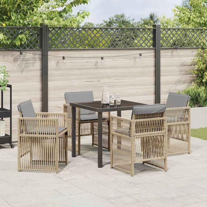 Produktbild vidaXL Garten Essgruppe (140 x 140 x 73 cm)