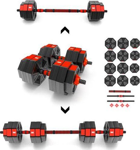 Actual product image HMS SGC30 30kg composite barbell barbell