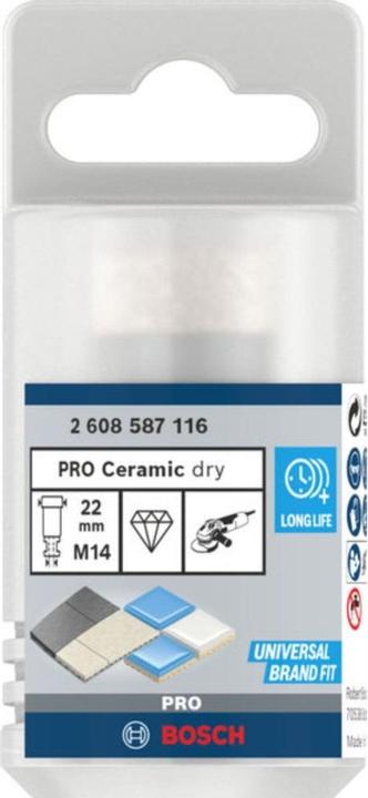 Produktbild Bosch Professional Zubehör PRO Core Cutter dry, 22 x 35 x 22,23 mm (22 mm)