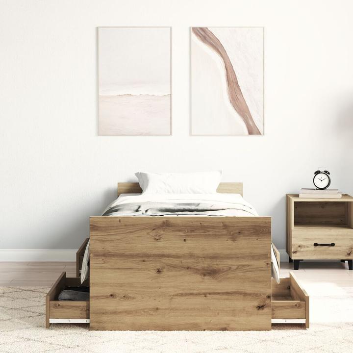Produktbild vidaXL Moderner Bettrahmen (75 x 190 cm)