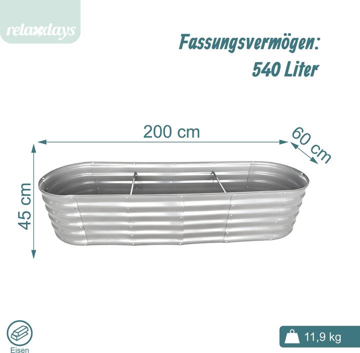 Produktbild Relaxdays Hochbeet