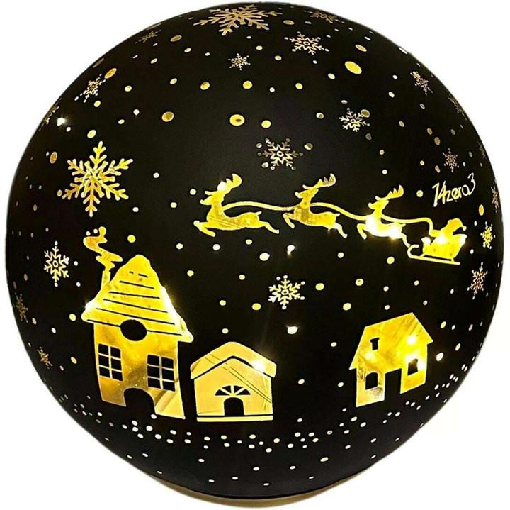 GuGus LED Glas Kugel schwarz