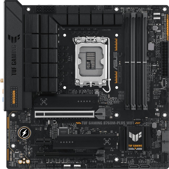 ASUS TUF GAMING B760M-PLUS WIFI (LGA 1700, Intel B760, mATX)