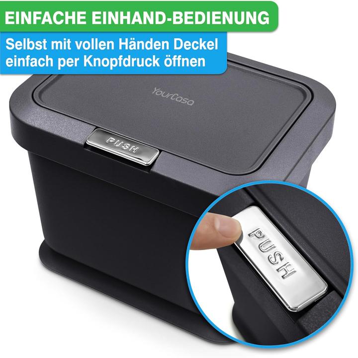 Produktbild YourCasa Geruchsdichter Biomülleimer (5 l)