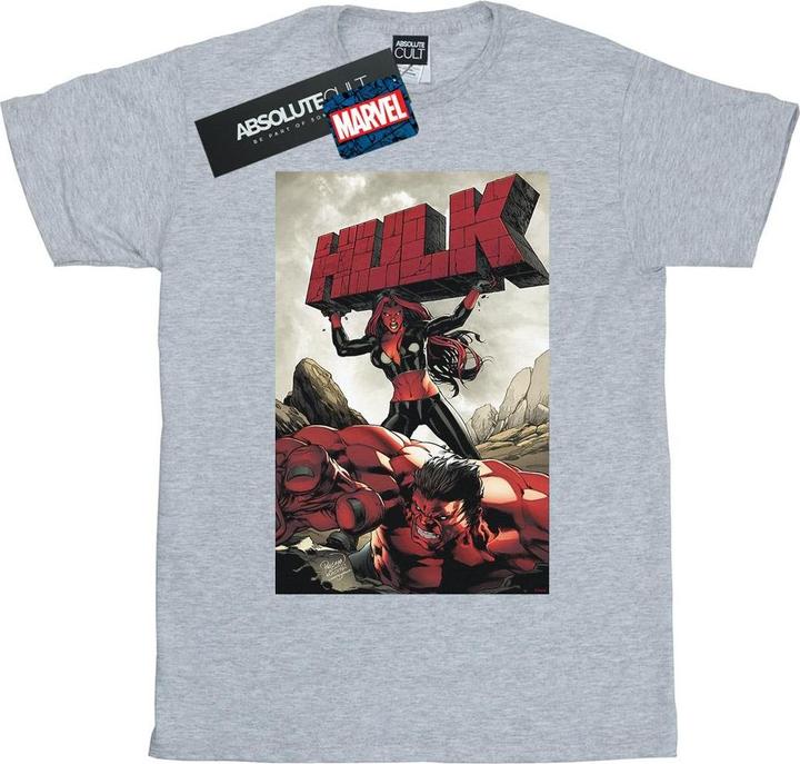 Image du produit - T-shirt RED HULK COVER - Homme (M)
