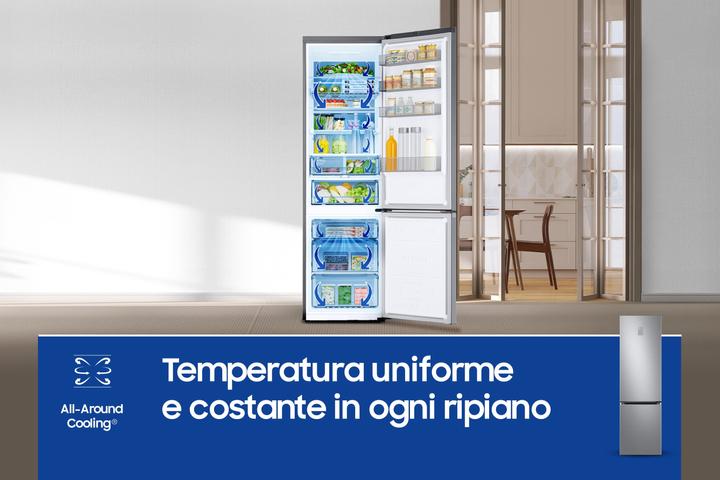 Image du produit Samsung RB38C776CS9 Réfrigérateur combiné EcoFlex AI 2m (390 l)