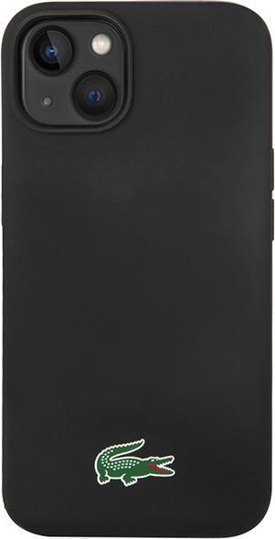Productafbeelding Lacoste LCHMP14SSLOK iPhone 14 / 15 / 13 6.1" black hardcase with Silicone and MagSafe (Apple iPhone 13, Apple iPhone 15, Apple iPhone 14)