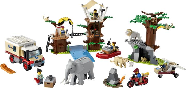 Produktbild LEGO Tierrettungscamp (60307, LEGO City, LEGO Seltene Sets)