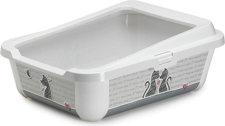 Immagine prodotto Yarro Internazionale Kuweta Trendy Pagaminta katė Baltoji katė (Lettiera per gatti aperta)