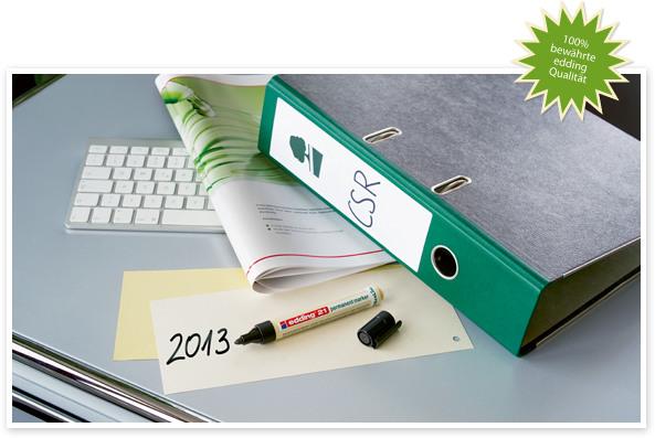 Actual product image Edding Permanent Marker 21 (Green, 3 mm, 1 x)