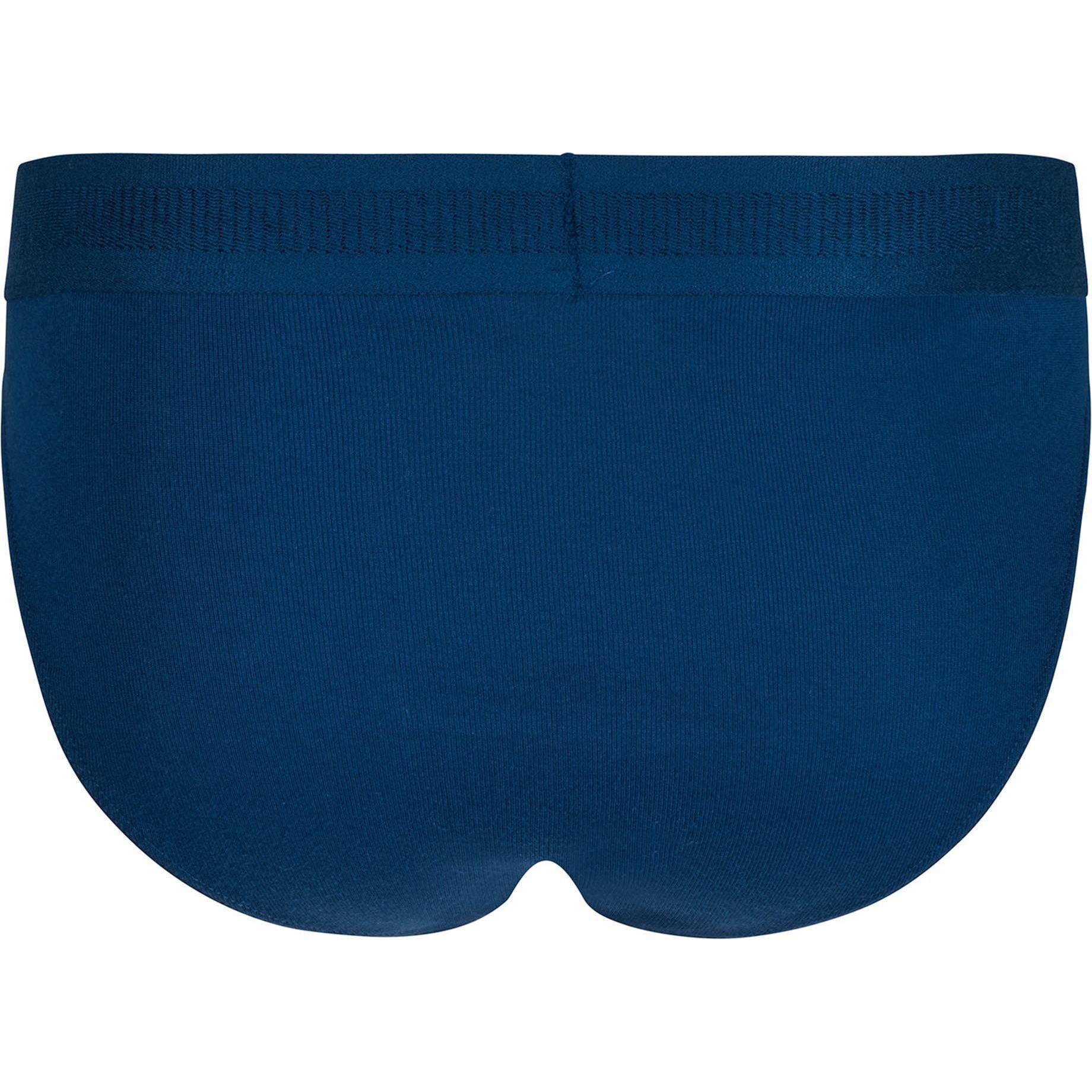 Thumbnail - Skiny, Herren, Unterhosen, Slip Klassisch Bequem sitzend, Blau, (XL, 4er Pack)