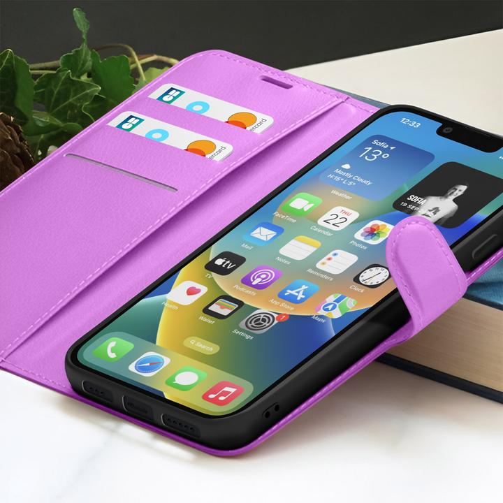 Produktbild Zanaé Klappetui iPhone 14 mit Ständer (Apple iPhone 14)