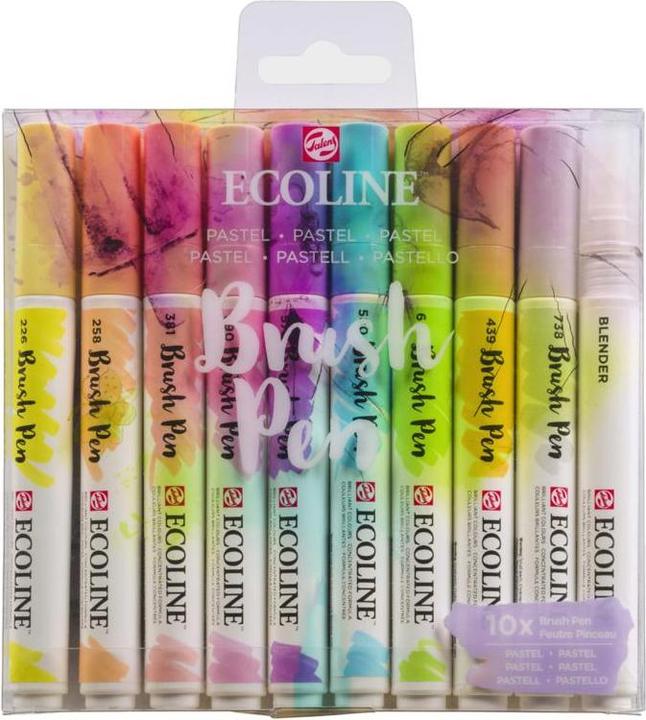 Produktbild Talens Brush Pen (Mehrfarbig, 10 x)