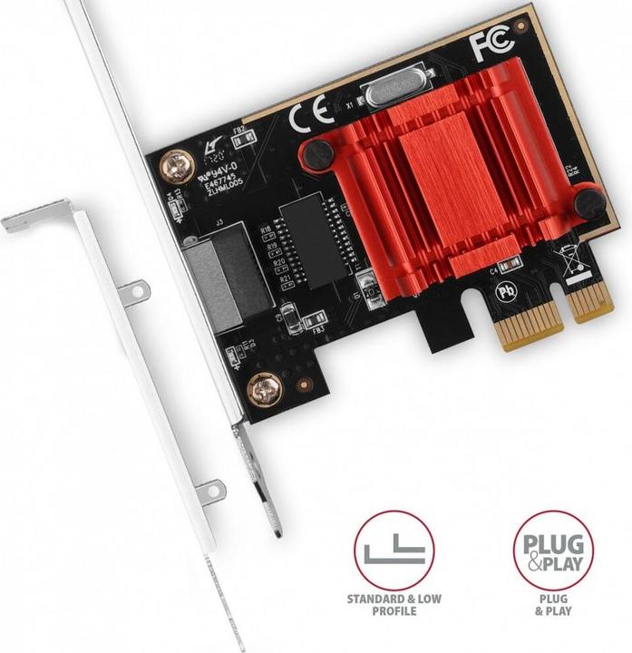 Immagine prodotto Axagon Scheda di rete PCEE-GIX Ethernet interna (PCI Express 3.0 x2)