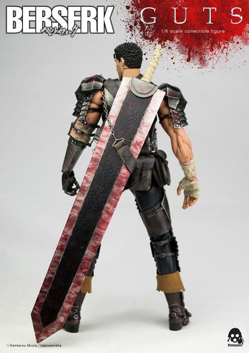 Actual product image ThreeZero Berserk figurine 1/6 Guts (Black Swordsman) 32 cm